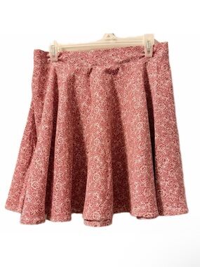 Rose circle skirt handmade